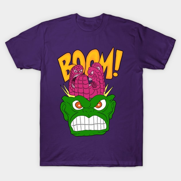 Brain Blaster Ghost T-Shirt by AndrewKennethArt